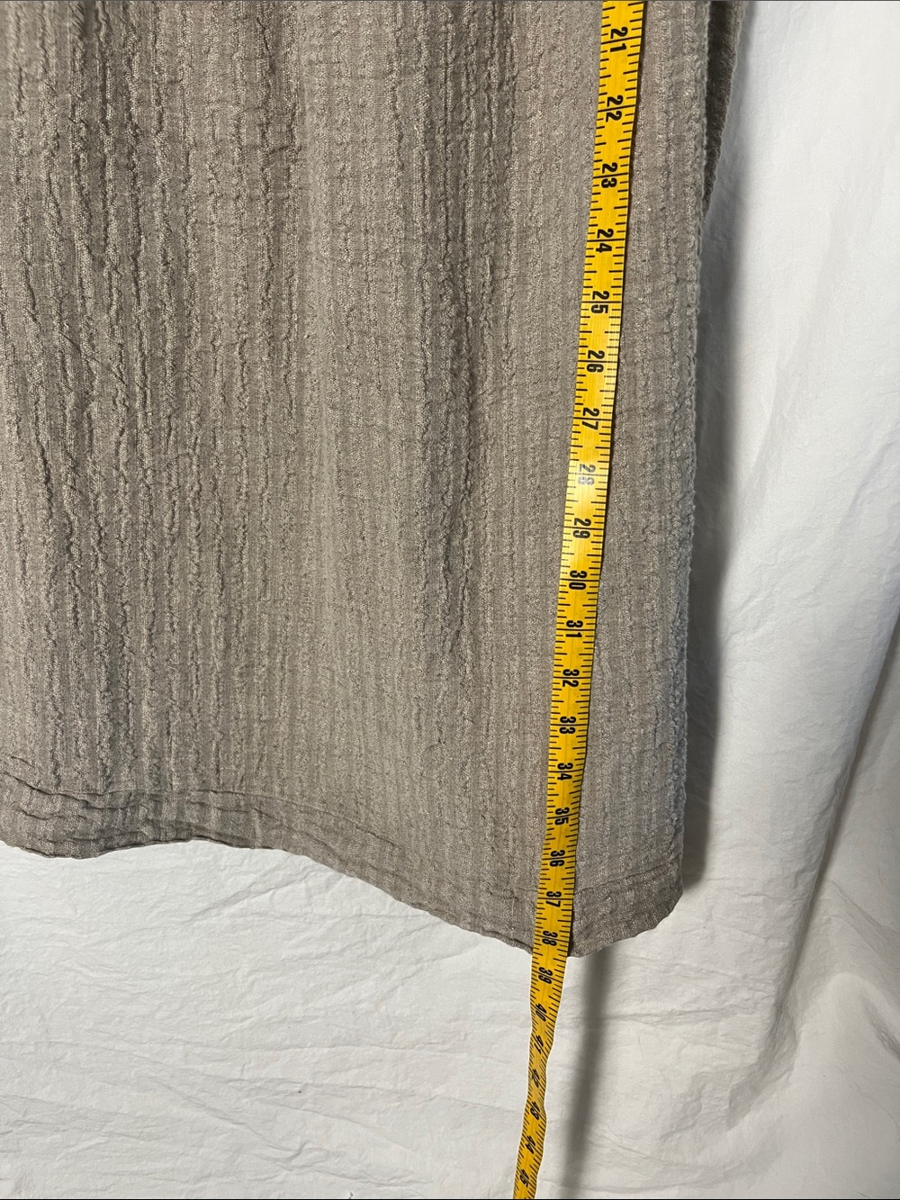 Flax Textured Linen Maxi Skirt Natural Size Medium - Picture 4 of 7